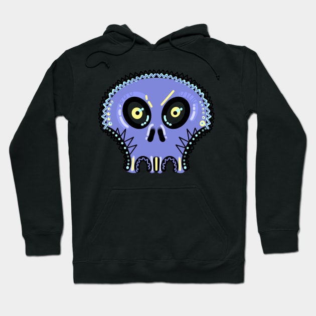 Snazzy skull Hoodie by nloooo